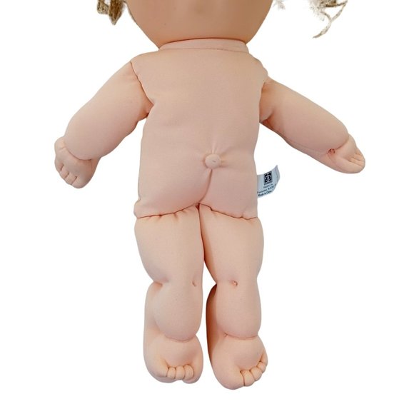 First Edition 1991 Cabbage Patch Doll 13" Bendable Poseable Hair Hasbro Vintage - Picture 3 of 8